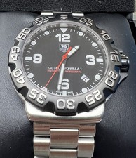 Tag Heuer Formula 1 relógio masculino quartzo preto WAH1110 41mm caixa e papéis comprar usado  Enviando para Brazil