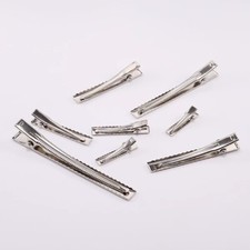Usado, Grampo de cabelo jacaré metal plano pino único crocodilo 20/30/40/45/55/75/100mm comprar usado  Enviando para Brazil
