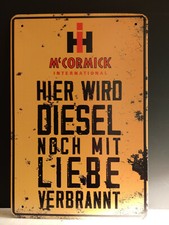 Ihc cormick blechschild gebraucht kaufen  Emlichheim
