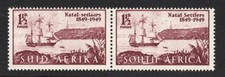 Sudáfrica 1949 Par de colonos británicos SG 127 Mnh. segunda mano  Embacar hacia Mexico