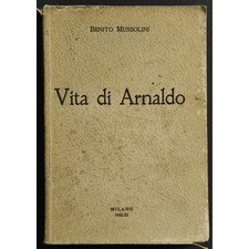 Vita arnaldo mussolini usato  Alessandria