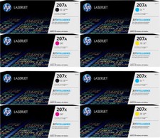 Używany, Toner HP 207A 207X LaserJet Pro MFP M283 fdw fdn M282 nw M255 dw nw zestaw oryginalny na sprzedaż  Wysyłka do Poland