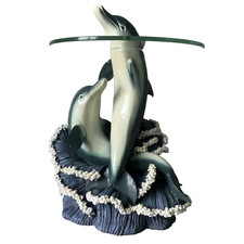 Surfacing dolphin glass for sale  Perrysburg