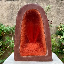 Cavernas de cristal coexistentes de zeólita e hematita em forma de agulha natural 11,9 lb comprar usado  Enviando para Brazil