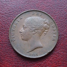 Victoria 1854 copper for sale  DUMFRIES