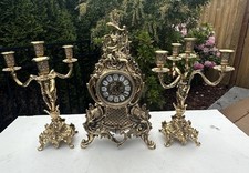 Vintage brass clock for sale  Sumner