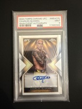 2024 TOPPS CHROME UFC MAIN EVENT AUTOS #MEACOL CHARLES OLIVEIRA PSA 9 comprar usado  Enviando para Brazil