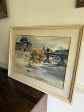 Antique signed watercolour for sale  POTTERS BAR