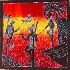 Batik painting scene for sale  Albany