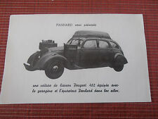 Pub panhard ancien d'occasion  Vesoul