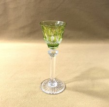 verre à liqueurs en cristal signé SAINT LOUIS doublé VERT modèle TOMMY roemer comprar usado  Enviando para Brazil