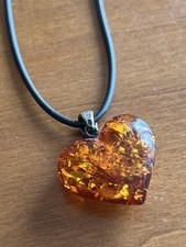 bernstein herz kette gebraucht kaufen  Zwickau