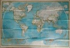 National Geographic Map of the World. (Dec, 1981). na sprzedaż National Geographic Map of the World. (Dec, 1981). na sprzedaż  PL