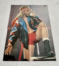 Pôster de música vintage Guns N’ Roses Axl Rose década de 1990 metal rock sueco comprar usado  Enviando para Brazil