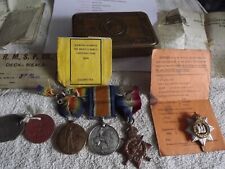 Ww1 trio medals for sale  HIGHBRIDGE