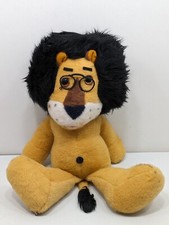 Brinquedo de pelúcia vintage anos 70 ANIMAL FAIR HUBERT THE LION Harris Bank Trust 26", usado comprar usado  Enviando para Brazil