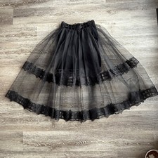 Vintage black tulle d'occasion  Expédié en Belgium