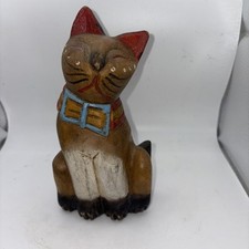 Vintage wooden cat for sale  EDENBRIDGE