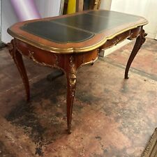 metal leather top desk for sale  Pasadena