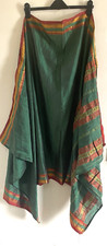 Vintage green saree for sale  NEWTON ABBOT