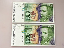 Billets 1000 pesetas d'occasion  La Chapelle-sur-Erdre