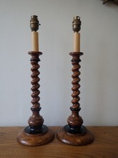 Pair barley twist for sale  LAUNCESTON