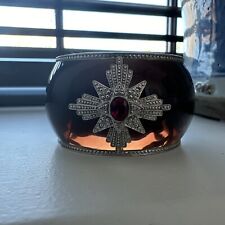 Miriam Salat PULSEIRA DE PUNHO DE RESINA MIRIM COM STARBURST comprar usado  Enviando para Brazil