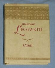 Canti leopardi tesori usato  Sustinente