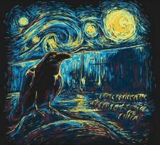 Camisa masculina Game of Thrones Starry Night's Watch Van Gogh sátira RIPT NOVA RARA comprar usado  Enviando para Brazil