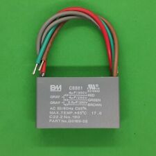 Novo CBB61 4uF+4uF+2.5uF 300V/250V CA 5 fios capacitor BM para motor de ventilador de teto, usado comprar usado  Enviando para Brazil