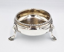 HESTER BATEMAN GRUZIŃSKI SREBRNY KOCIOŁ STERLING SALT PIWNICA Londyn 1775 na sprzedaż  Wysyłka do Poland
