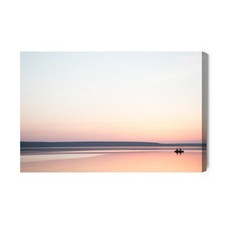 Obraz na płótnie Natura Różowy zachód nad jeziorem Premium Canvas na sprzedaż  PL
