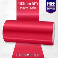 Chrome red 152mm for sale  COALVILLE