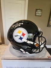Joe Greene assinado Steelers F/S Speed réplica capacete HOF inscrição certificado Beckett comprar usado  Enviando para Brazil