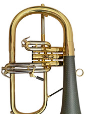 Dacarbo goldlac flugelhorn usato  Saint Denis
