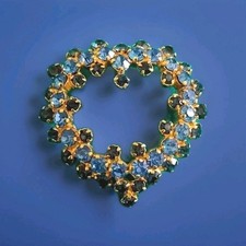 Broche coeur brillants d'occasion  Soisy-sous-Montmorency