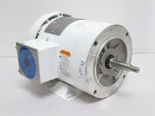 242056 Old-Stock; Motor de bomba a jato de lavagem Leeson C6T34WK12C; 3/4HP; 230/460VAC comprar usado  Enviando para Brazil