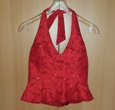 Neckholdertop rot chou gebraucht kaufen  Bremen