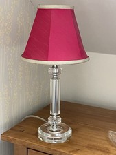 Pink lampshade small for sale  FARNHAM