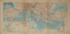 Carta geografica. mappa usato  Roma