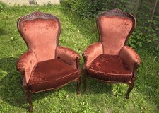 Pair vintage red for sale  BRIGHTON