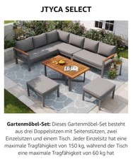Modernes gartenmöbel set gebraucht kaufen  Köngen