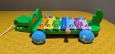 Green wooden pull for sale  HILLSBOROUGH