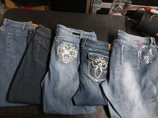 Lote de 5 jeans femininos por atacado TAMANHOS 22 E 24  comprar usado  Enviando para Brazil