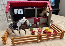 "Muñecas Battat Lori Horse Haven caballo estable juego para muñecas de 6"" con luces de trabajo"  segunda mano  Embacar hacia Mexico