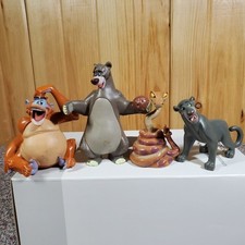 Lote de 4 bonecos Disney The Jungle Book Baloo Bagheera King Louie Kaa 3"", usado comprar usado  Enviando para Brazil