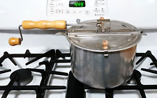 Máquina de pipoca Whirley Pop original pipoca popper manivela fogão fogueira  comprar usado  Enviando para Brazil