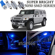 Kit de paquete de bombilla de luces interiores LED azules 5050 SMD 13 piezas para Hummer H2 2003-2009 segunda mano  Embacar hacia Mexico