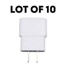 LOTE DE 10 - Adaptador de parede para celular Samsung ETA0U61JWE genuíno viagem 5V 1A comprar usado  Enviando para Brazil