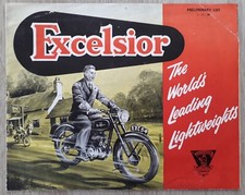Excelsior motor cycles for sale  BOURNE